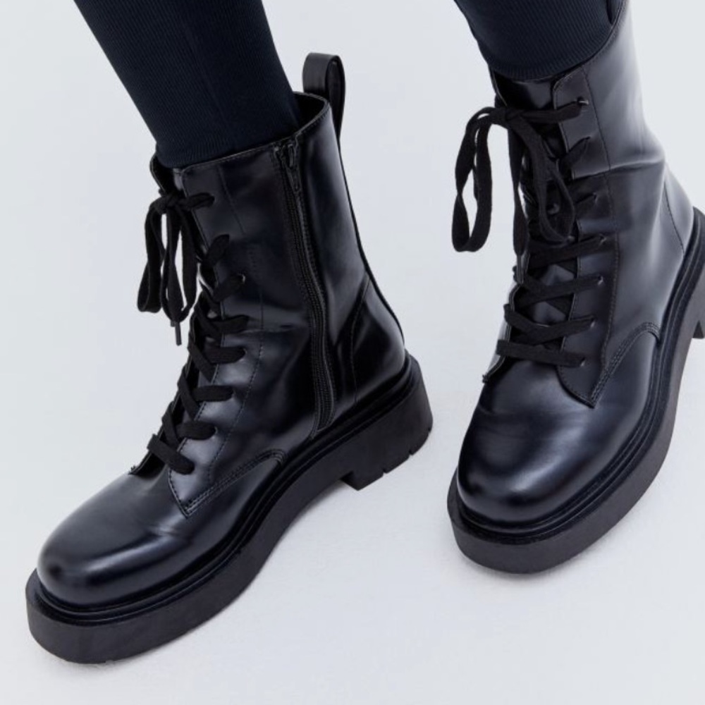H&M combat boots